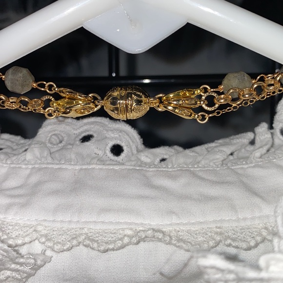 Layered Labrodorite necklace - Picture 3 of 8